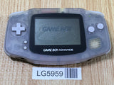 LG5959 With Defects - GameBoy Advance Milky Blue Game Boy Console Japan