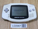 LG5967 With Defects - GameBoy Advance White Game Boy Console Japan
