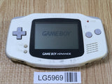 LG5969 With Defects - GameBoy Advance White Game Boy Console Japan