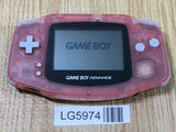 LG5974 With Defects - GameBoy Advance Milky Pink Game Boy Console Japan