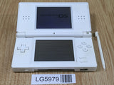 LG5979 With Defects - Nintendo DS Lite Crystal White Console Japan