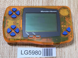 LG5980 With Defects - Wonder Swan Digimon Orange Bandai Console Japan