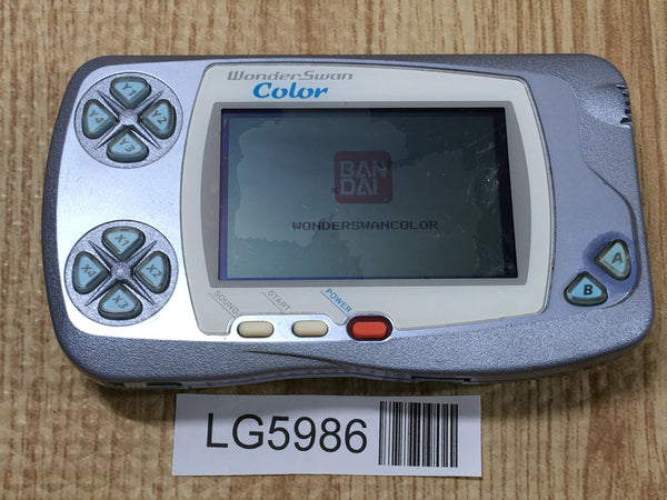 LG5986 With Defects - Wonder Swan Color Pearl Blue Bandai Console Japan