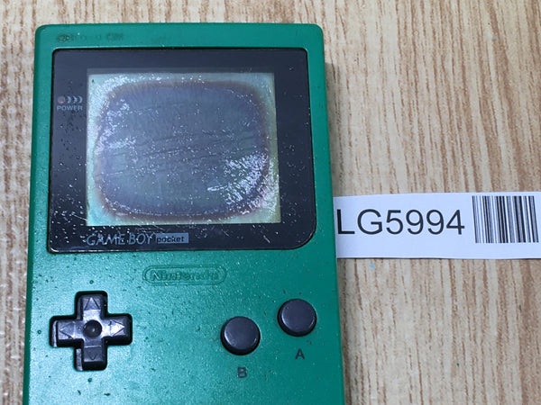 LG5994 With Defects - GameBoy Pocket Green Game Boy Console Japan