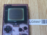 LG5997 With Defects - GameBoy Pocket Clear Purple Game Boy Console Japan