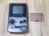 LG5999 Tested Working - GameBoy Color Clear Purple Game Boy Console Japan