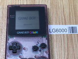 LG6000 With Defects - GameBoy Color Clear Purple Game Boy Console Japan