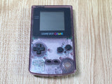 LG6000 With Defects - GameBoy Color Clear Purple Game Boy Console Japan