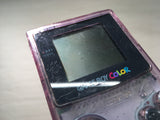 LG6001 With Defects - GameBoy Color Clear Purple Game Boy Console Japan