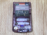 LG6001 With Defects - GameBoy Color Clear Purple Game Boy Console Japan