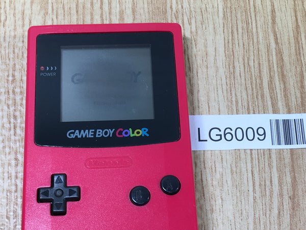 LG6009 With Defects - GameBoy Color Red Game Boy Console Japan