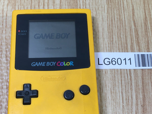 LG6011 With Defects - GameBoy Color Yellow Game Boy Console Japan
