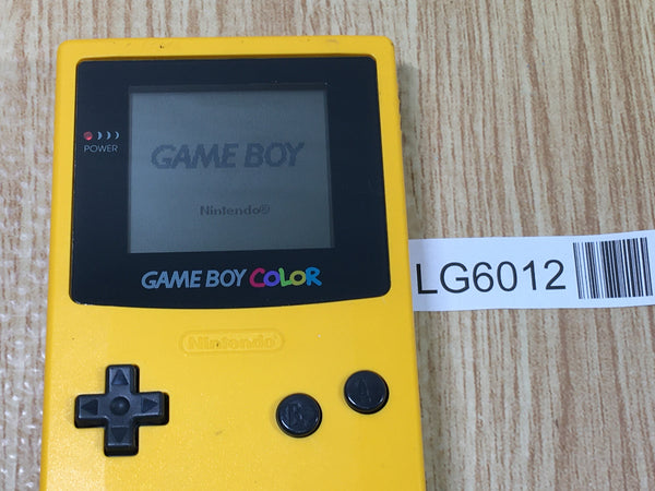 LG6012 With Defects - GameBoy Color Yellow Game Boy Console Japan