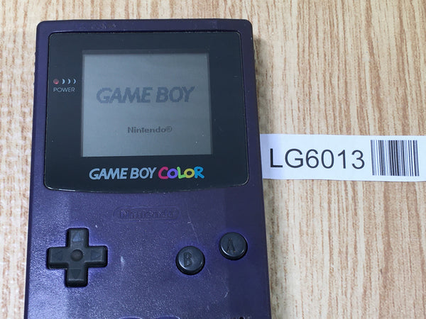 LG6013 With Defects - GameBoy Color Purple Game Boy Console Japan