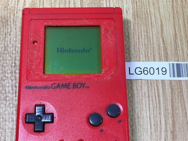 LG6019 With Defects - GameBoy Bros. Red Game Boy Console Japan
