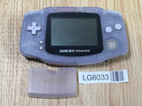 LG6033 Not Working - GameBoy Advance Milky Blue Game Boy Console Japan