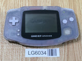 LG6034 With Defects - GameBoy Advance Milky Blue Game Boy Console Japan