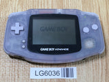 LG6036 With Defects - GameBoy Advance Milky Blue Game Boy Console Japan