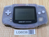 LG6038 With Defects - GameBoy Advance Milky Blue Game Boy Console Japan