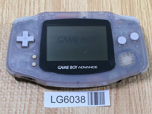 LG6038 With Defects - GameBoy Advance Milky Blue Game Boy Console Japan