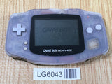 LG6043 With Defects - GameBoy Advance Milky Blue Game Boy Console Japan