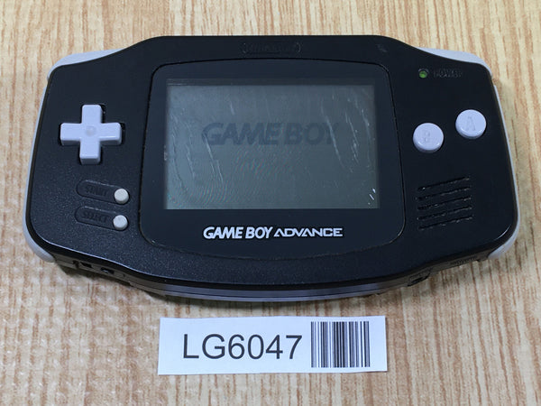 LG6047 With Defects - GameBoy Advance Black Game Boy Console Japan