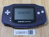 LG6051 Tested Working - GameBoy Advance Violet Game Boy Console Japan