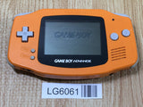 LG6061 With Defects - GameBoy Advance Orange Game Boy Console Japan