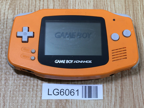 LG6061 With Defects - GameBoy Advance Orange Game Boy Console Japan