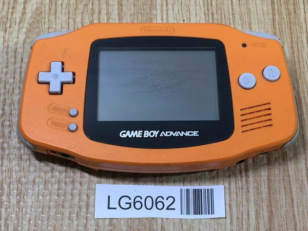 LG6062 Not Working - GameBoy Advance Orange Game Boy Console Japan