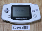 LG6063 With Defects - GameBoy Advance White Game Boy Console Japan