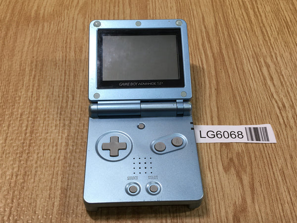 LG6068 Not Working - GameBoy Advance SP Pearl Blue Game Boy Console Japan