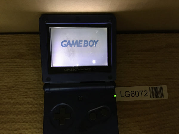 LG6072 With Defects - GameBoy Advance SP Azurite Blue Game Boy Console Japan