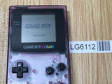 LG6112 With Defects - GameBoy Color Clear Purple Console Nintendo Japan