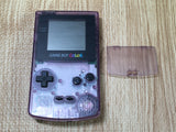 LG6112 With Defects - GameBoy Color Clear Purple Console Nintendo Japan
