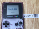 LG6113 Tested Working - GameBoy Color Clear Purple Console Nintendo Japan
