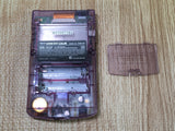 LG6113 Tested Working - GameBoy Color Clear Purple Console Nintendo Japan