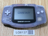 LG6137 Tested Working - GameBoy Advance Milky Blue Console Nintendo Japan