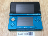 LG6188 Not Working - Nintendo 3DS Aqua Blue Console Nintendo Japan