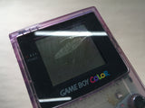 LG6217 With Defects - GameBoy Color Clear Purple Console Nintendo Japan