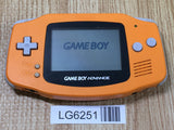 LG6251 With Defects - GameBoy Advance Orange Console Nintendo Japan