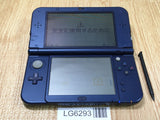 LG6293 Tested Working - Nintendo NEW 3DS LL XL METALLIC BLUE Console Japan