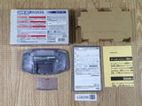 LG6296 Tested Working - GameBoy Advance Milky Blue Console Boxed Nintendo Japan