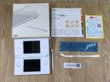 LG6299 Tested Working - Nintendo DS Lite Crystal White Console Boxed Japan
