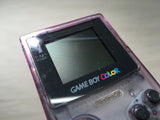 LG6423 With Defects - GameBoy Color Clear Purple Console Nintendo Japan