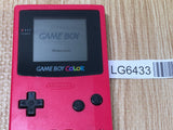 LG6433 With Defects - GameBoy Color Red Console Nintendo Japan