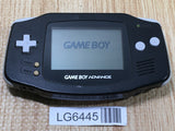 LG6445 With Defects - GameBoy Advance Black Console Nintendo Japan