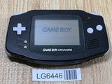 LG6446 With Defects - GameBoy Advance Black Console Nintendo Japan