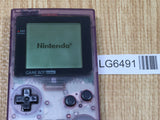 LG6491 Tested Working - GameBoy Pocket Clear Purple Console Nintendo Japan