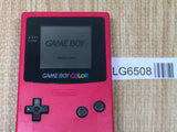 LG6508 With Defects - GameBoy Color Red Console Nintendo Japan